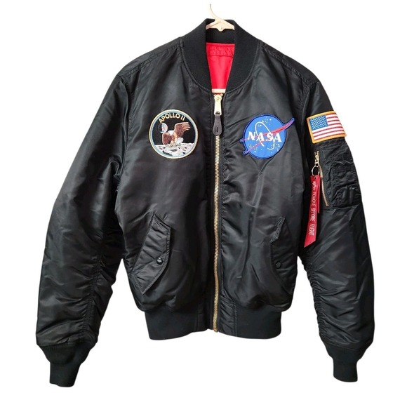 Alpha Industries Other - Alpha Industries NASA Apollo MA-1 Reversible Bomber Jacket S